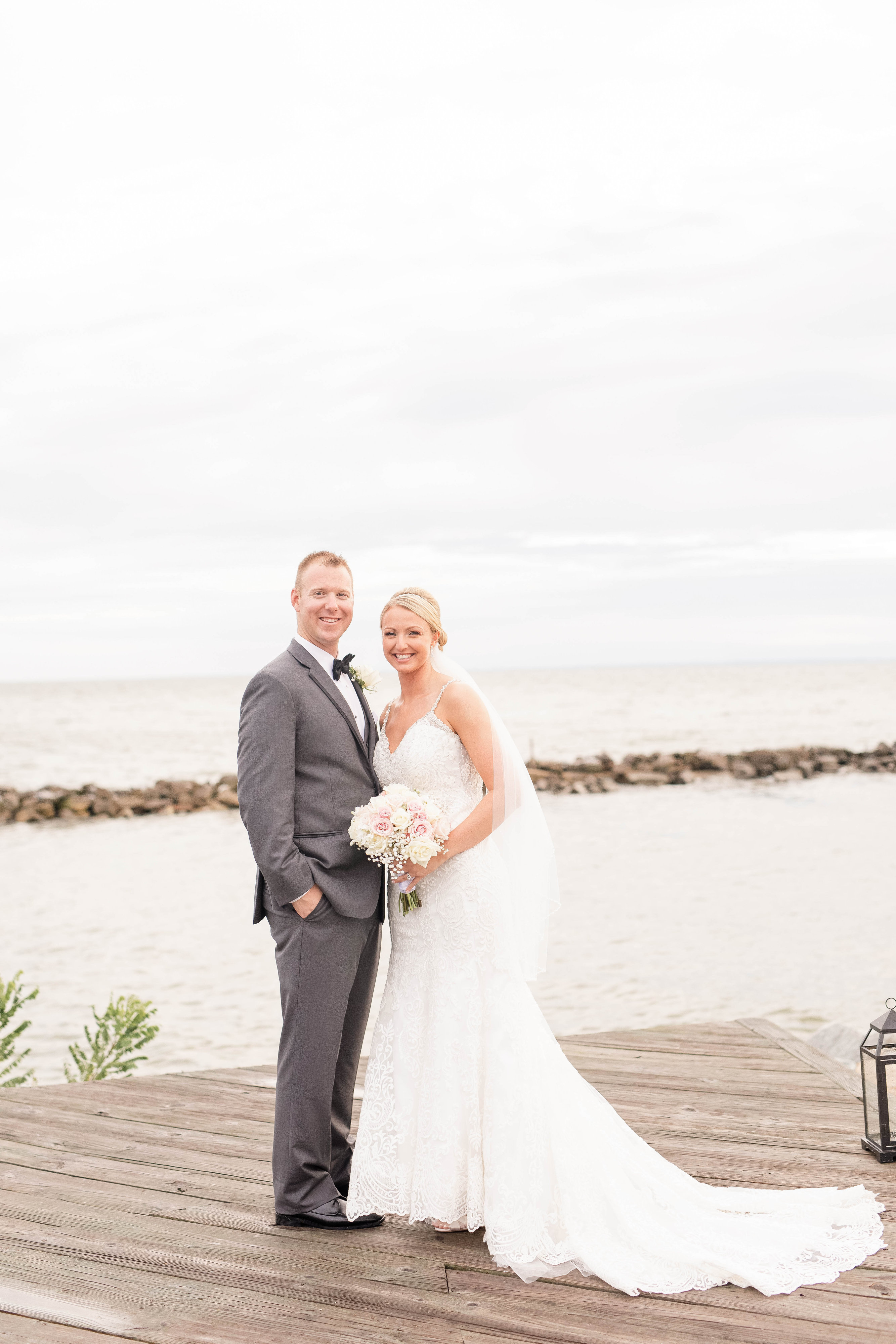 A Gorgeous Mary&#39;s Bride Celebrates an Unforgettable Beach Wedding Image